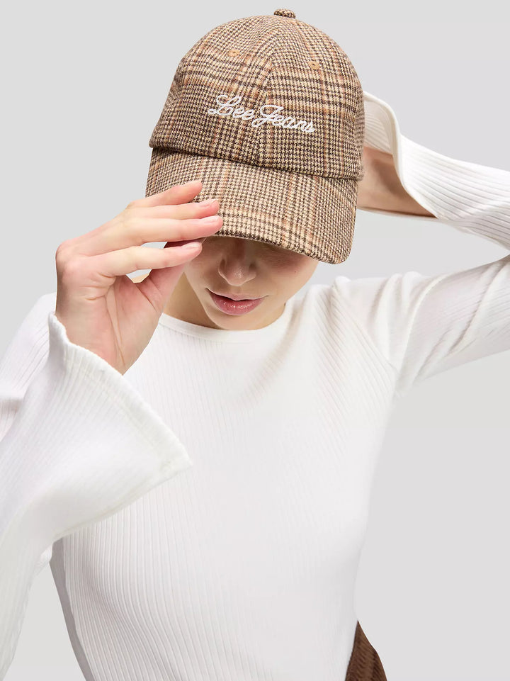 Lee - Check Cap - Chocolate Torte - Onesize