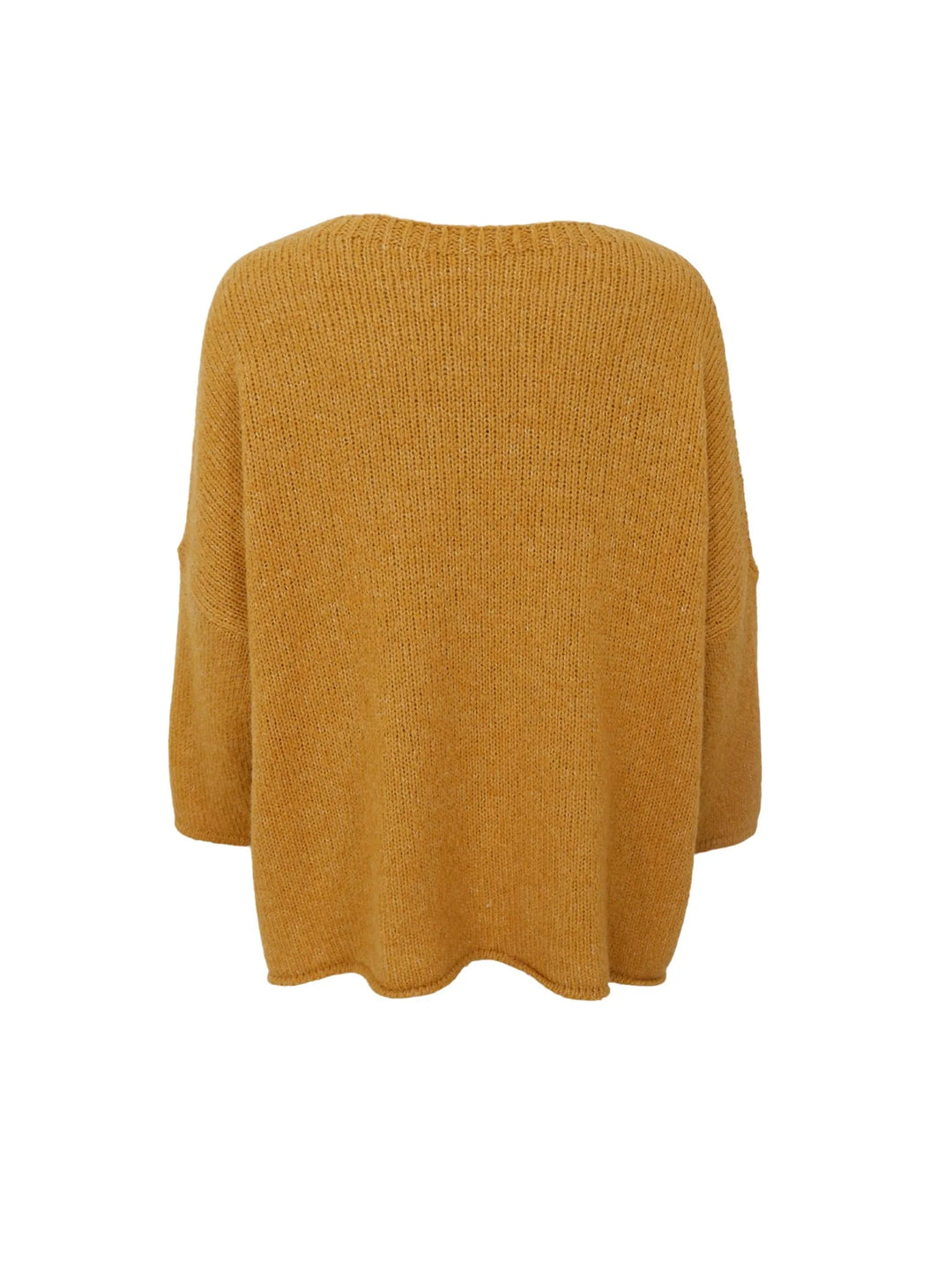 Black Colour - Alessia knit - Curry - Onesize