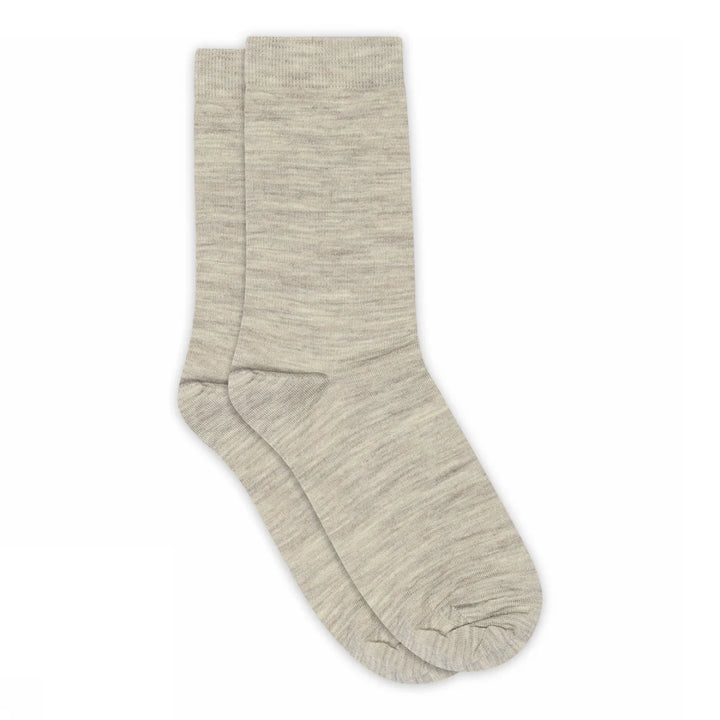 MP Denmark – Fine Wool Strømper – Light Brown Melange