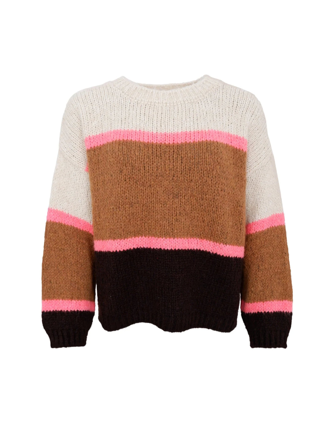 Black Colour - Hildur Strik Jumper - Camel