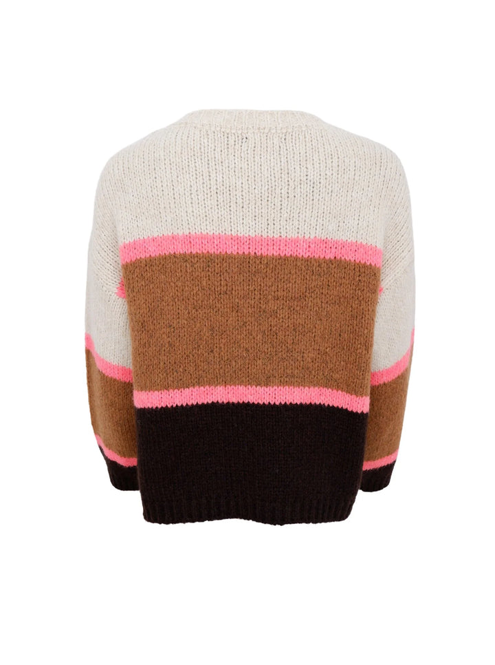 Black Colour - Hildur Strik Jumper - Camel