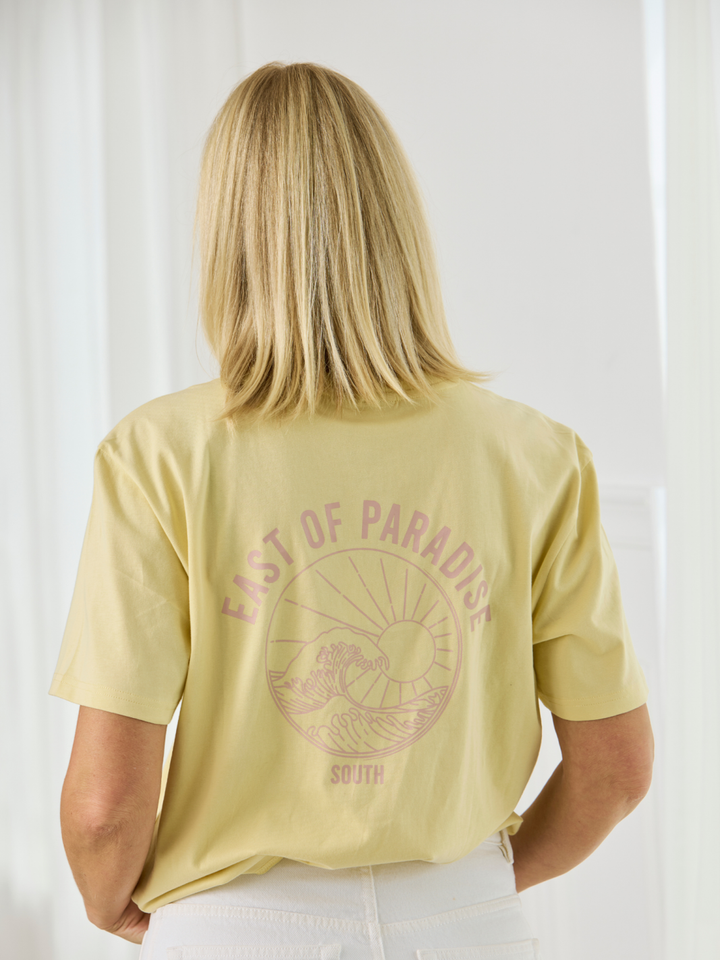Kopenhaken - Island Lady T-shirt - Reed Yellow