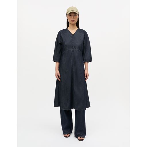 Mads Nørgaard - Cosy Denim Gudrun Kjole - Rinse