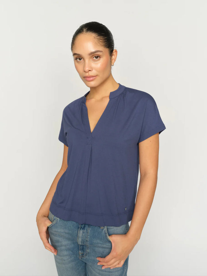 Mos Mosh - Shira T-shirt - Crown Blue