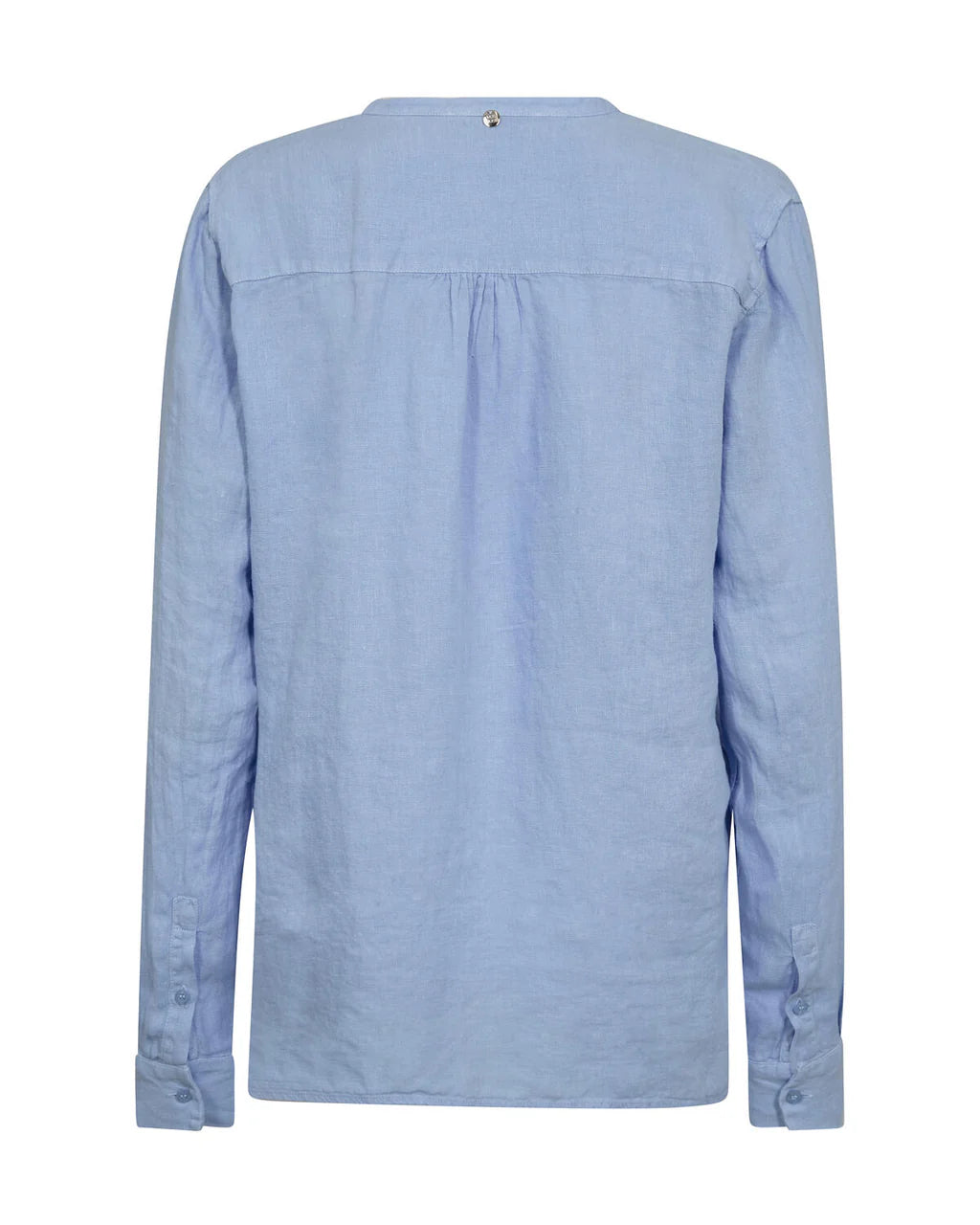 Mos Mosh - Danna Linen bluse - Brunnera Blue