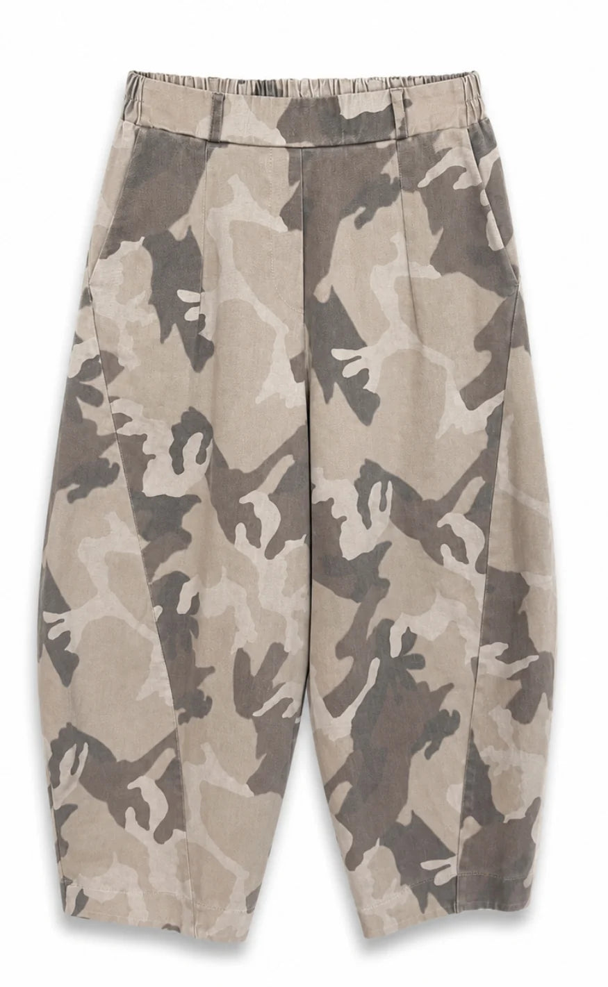 Marta - MdcBeryl bukser - Beige Camo