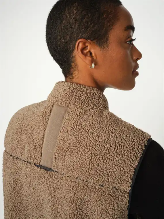 Mos Mosh - Rowe Teddy Vest - Falcon