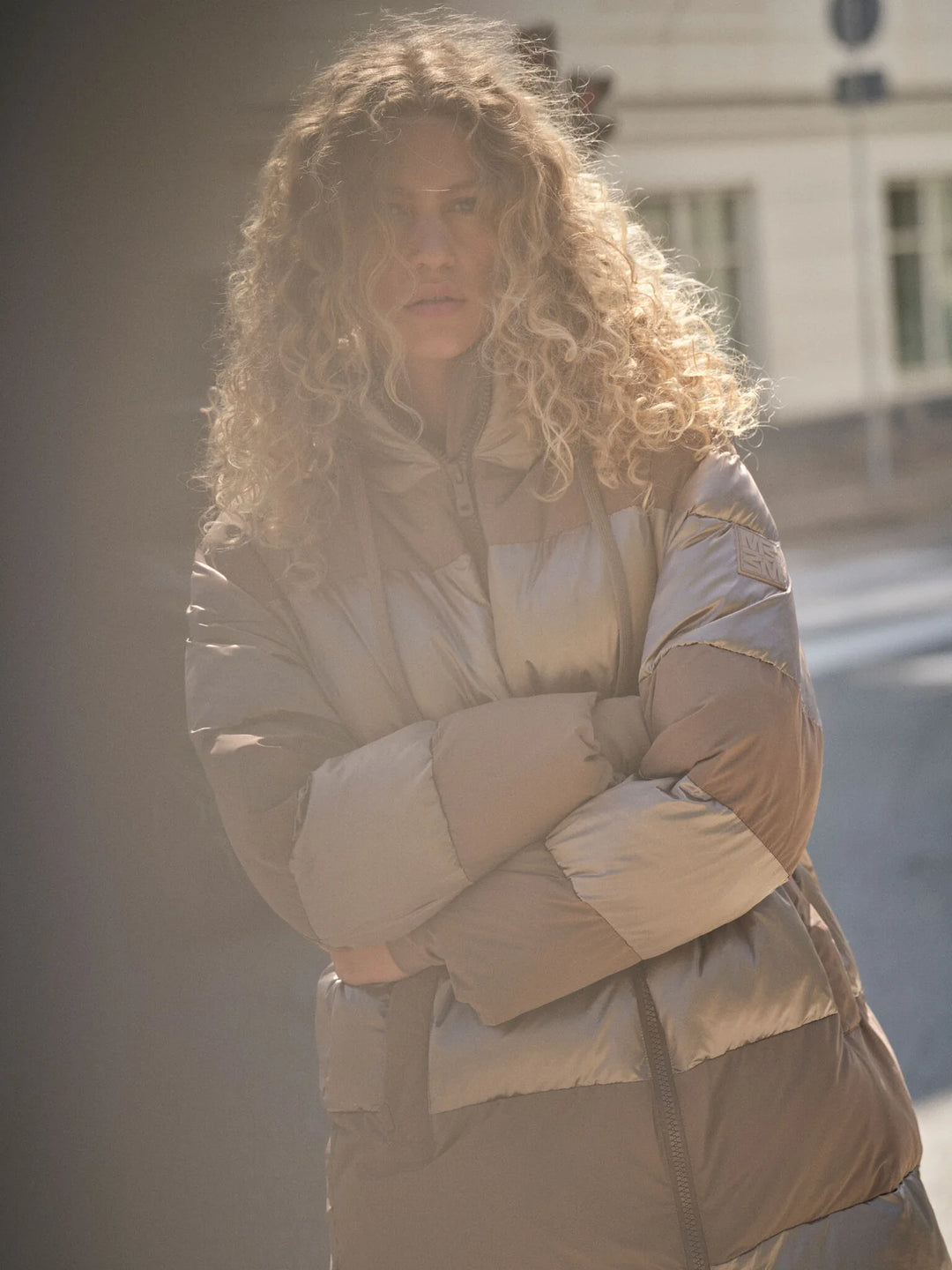 Mos Mosh - Avon Block Jacket - Chocolate Chip