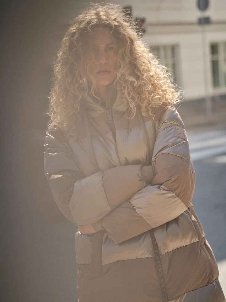 Mos Mosh - Avon Block Jacket - Chocolate Chip