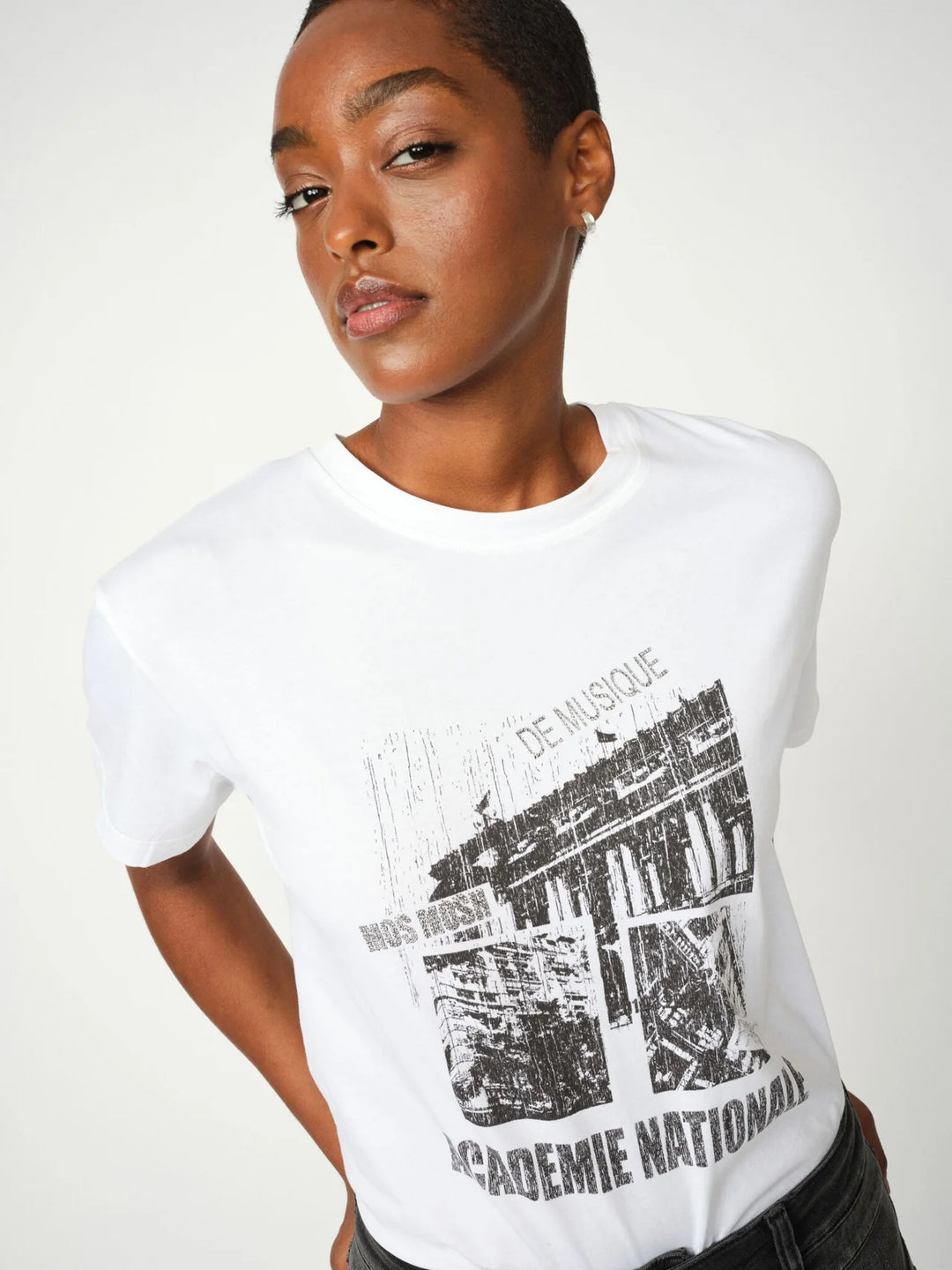 Mos Mosh - Livia O-SS T-shirt - White