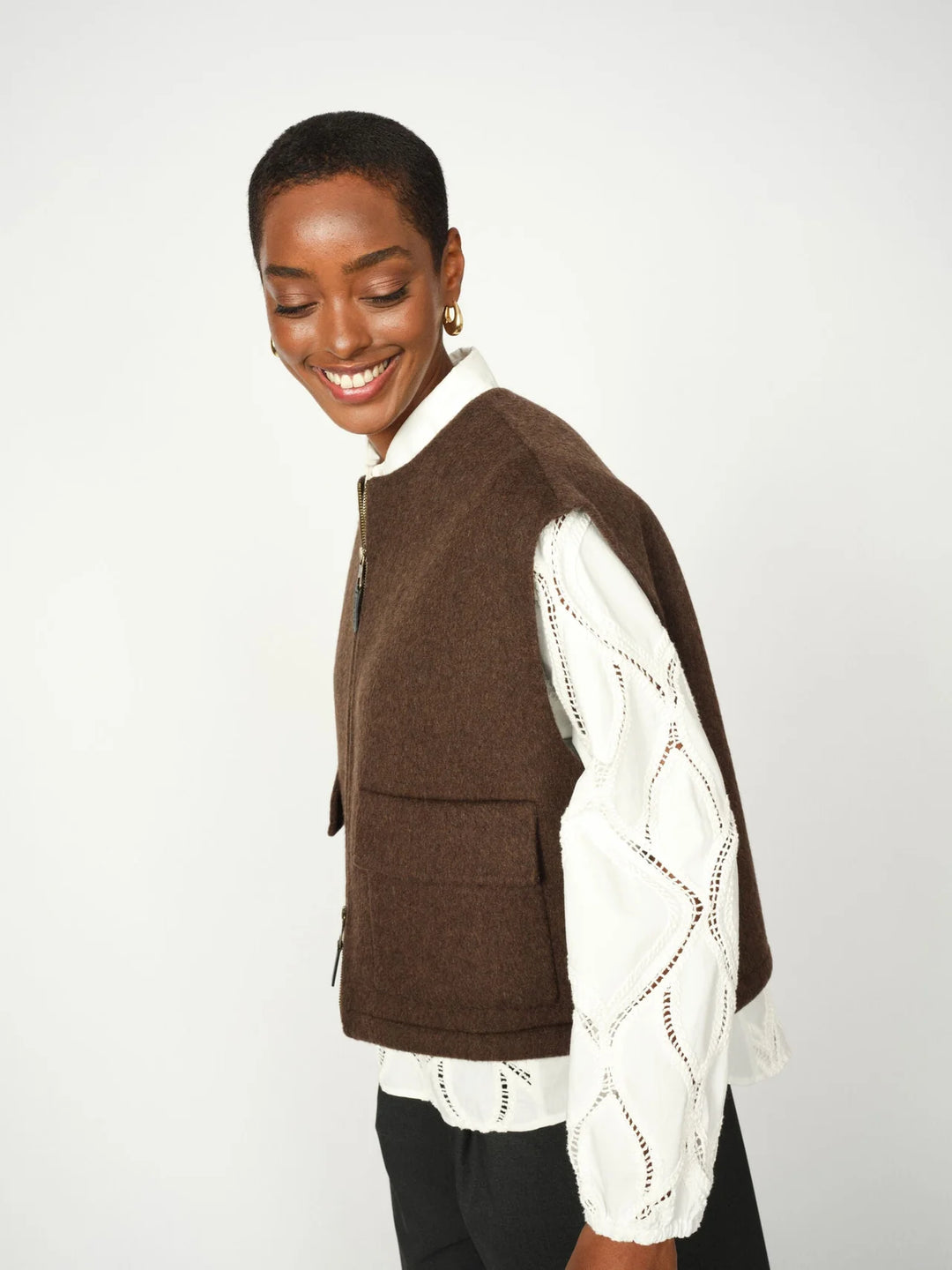 Mos Mosh - Elise Loisa Wool Vest - Delicioso