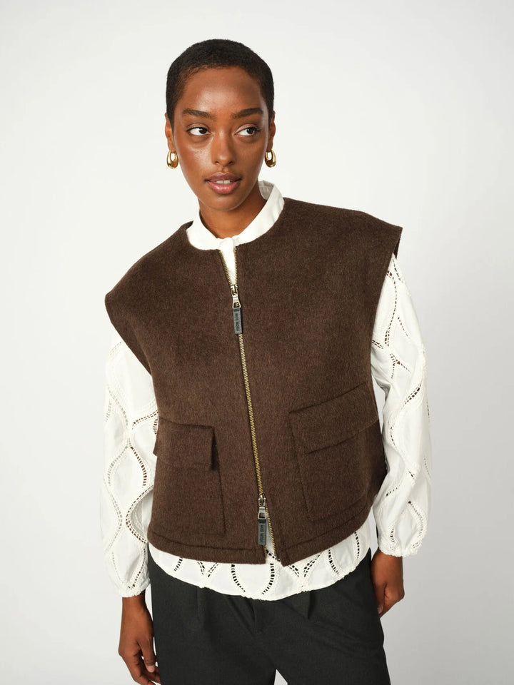 Mos Mosh - Elise Loisa Wool Vest - Delicioso