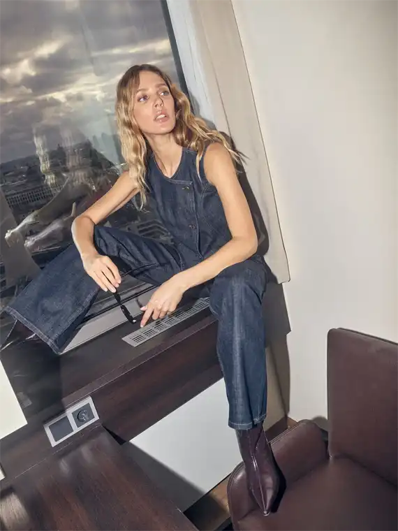 Mos Mosh - Marlena Nippon Jeans - Dark Blue