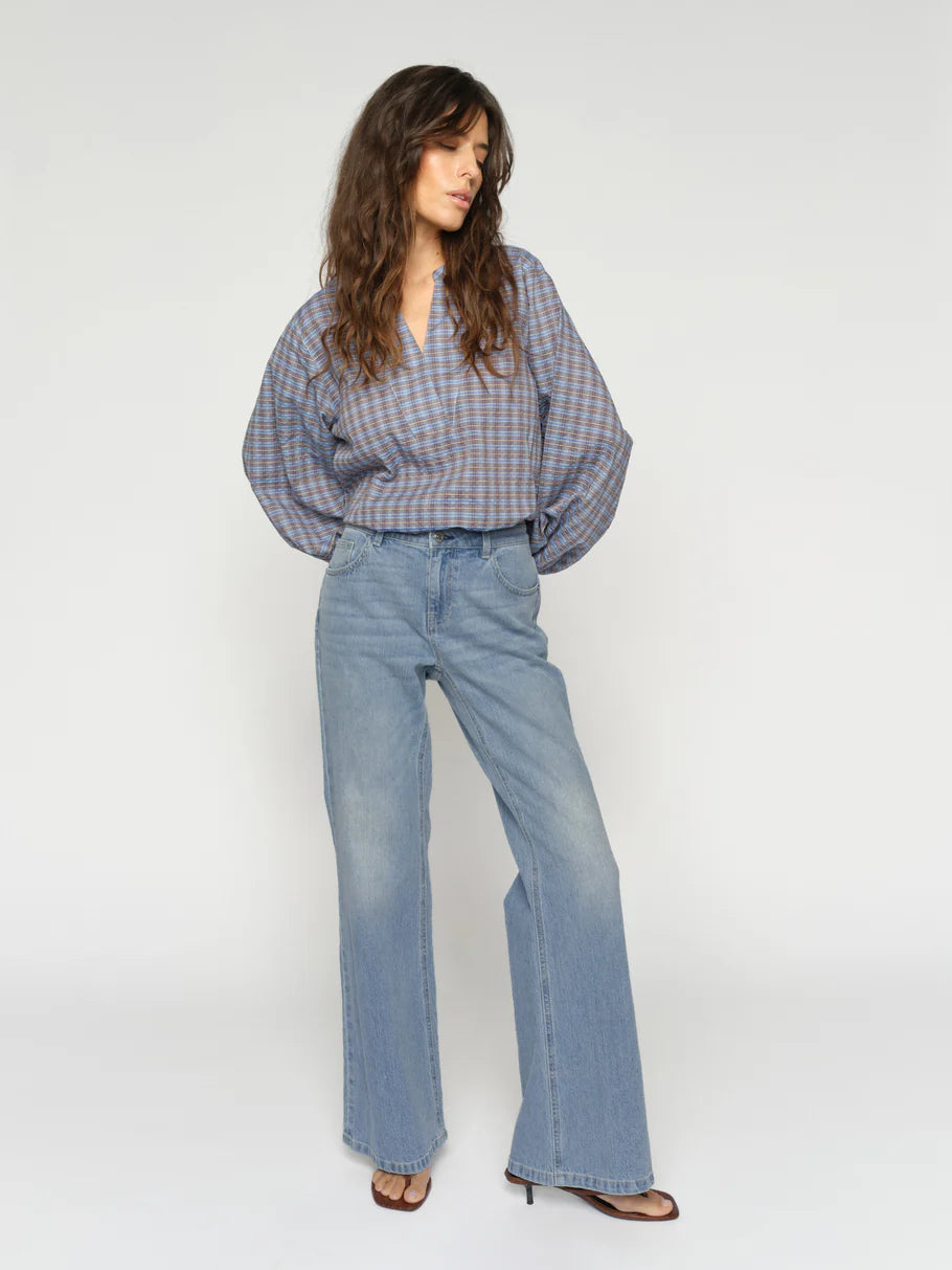Mos Mosh - Marlena Puddle Jeans - Light Blue