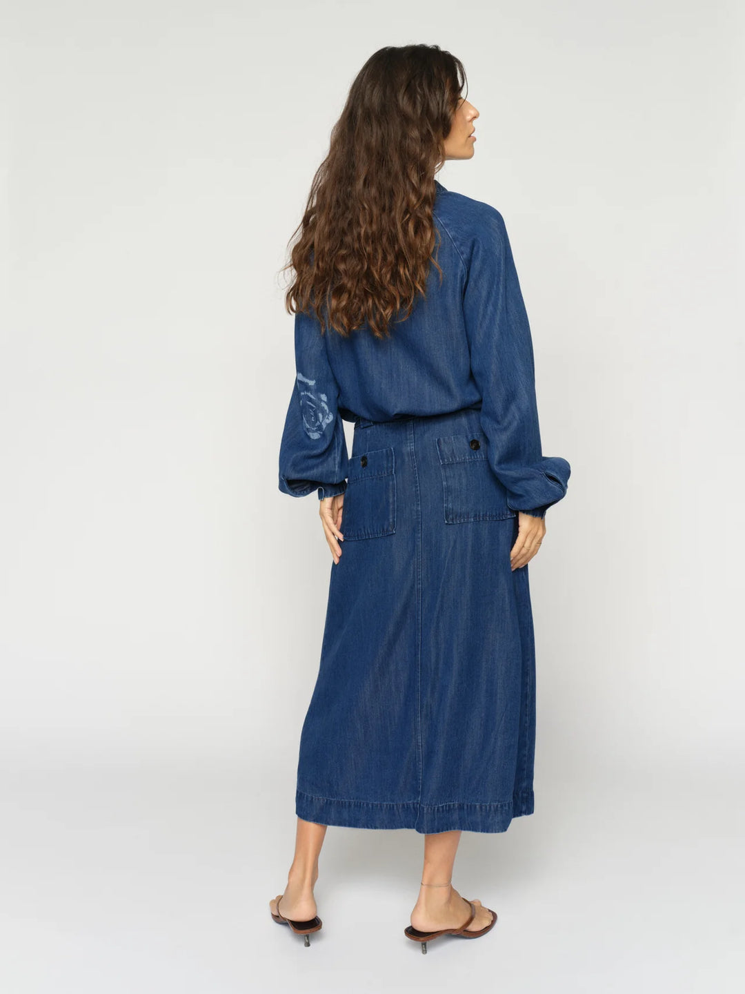 Mos Mosh - Koda Dinem skirt - Dark blue