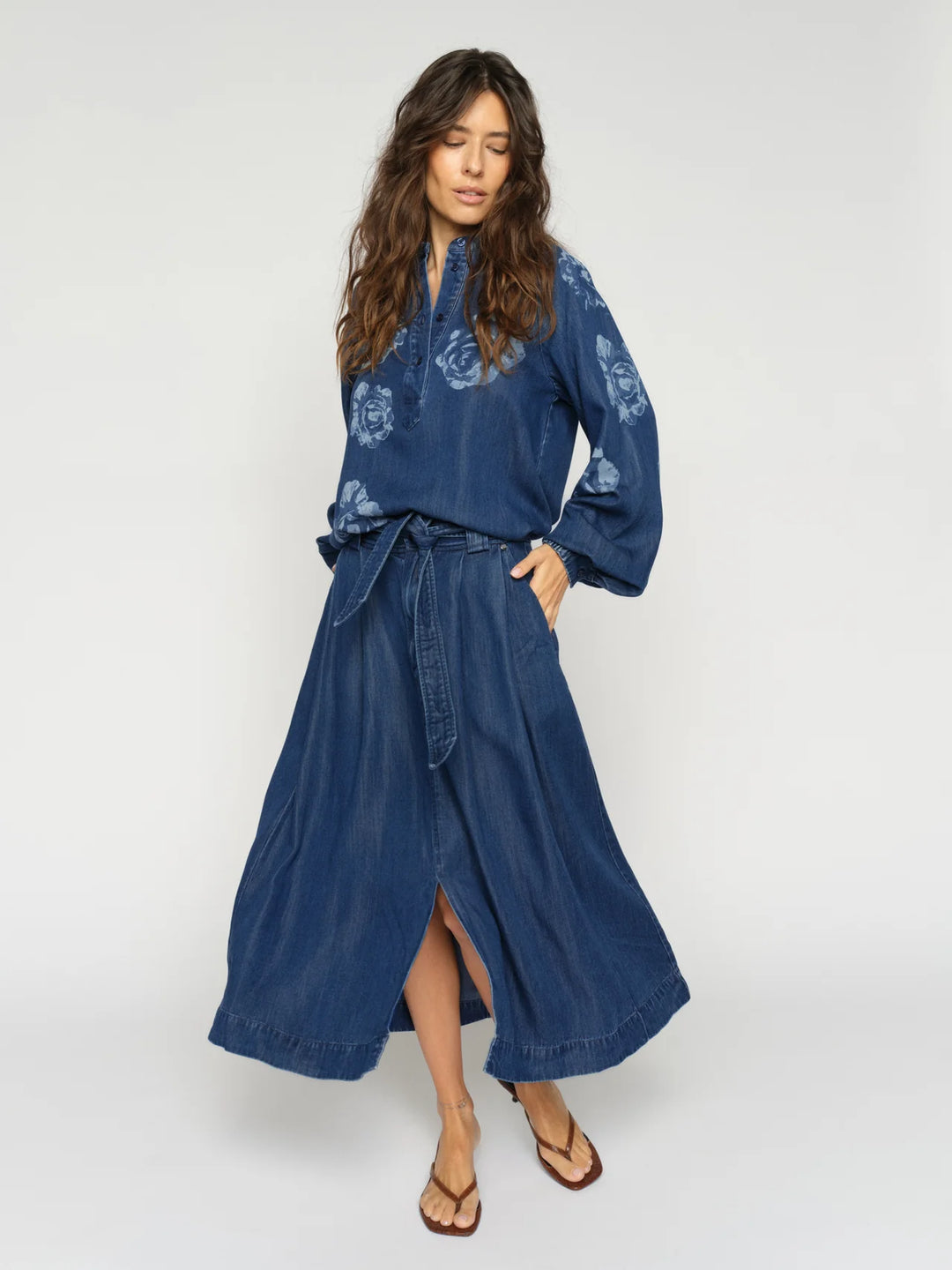 Mos Mosh - Koda Dinem skirt - Dark blue