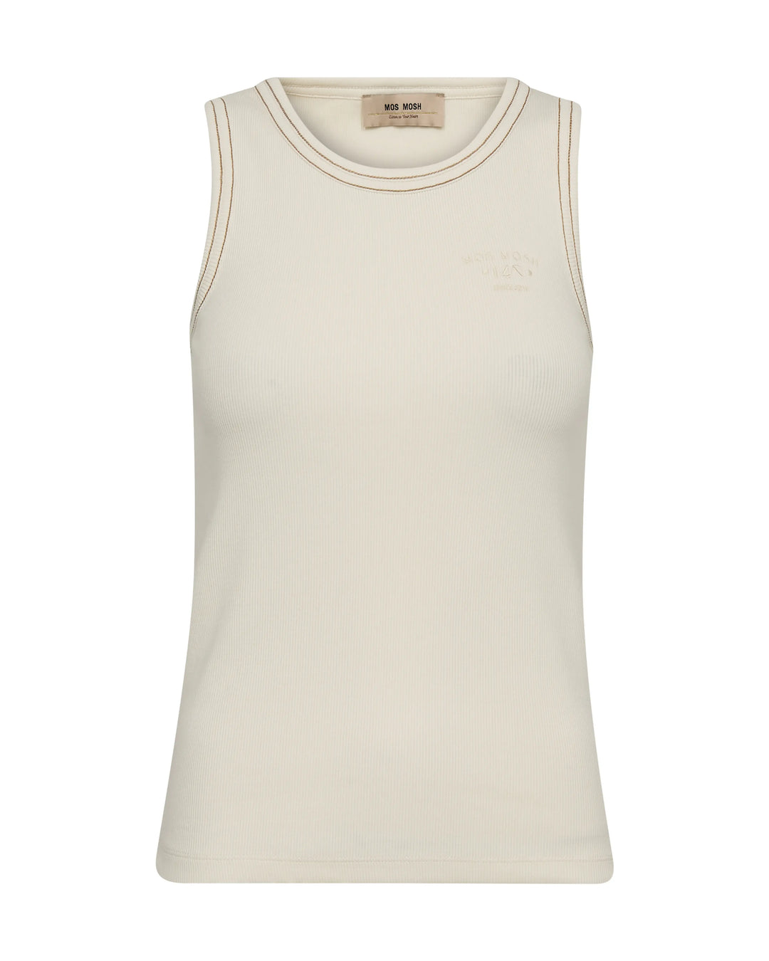 Mos Mosh - Ara Rib Tank Top - Ecru