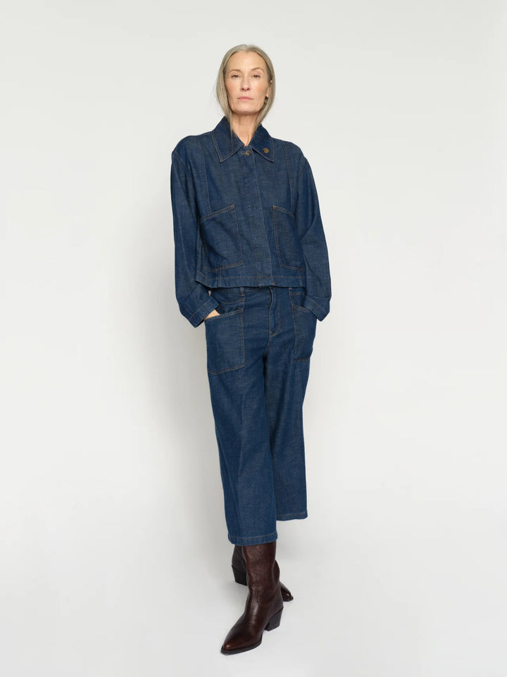 Mos Mosh - Culotte Arge Jeans - Dark Blue - Cropped