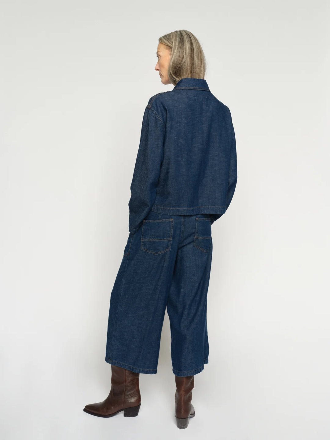 Mos Mosh - Culotte Arge Jeans - Dark Blue - Cropped