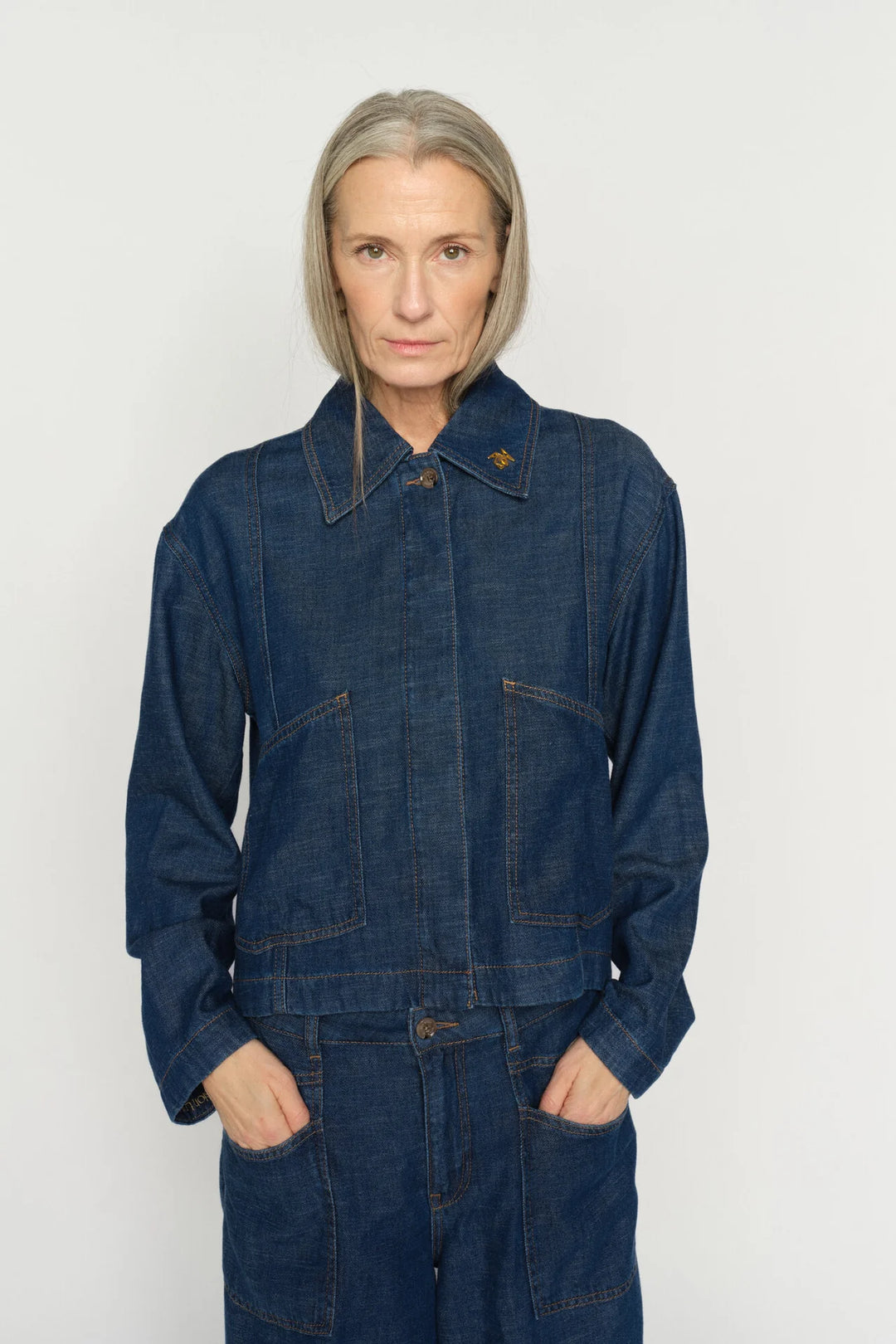 Mos Mosh - Eyla Arge Jakke - Dark Blue
