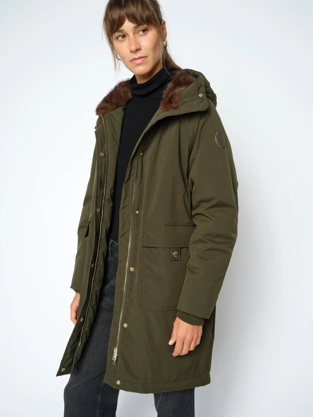 Mos Mosh - MMCali Faux Fur Jacket - Rosin