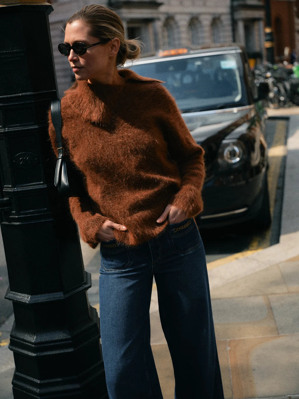 Mos Mosh - MMKatri Alila Mohair Knit - Downtown Brown