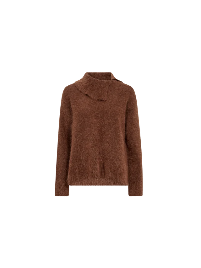 Mos Mosh - MMKatri Alila Mohair Knit - Downtown Brown