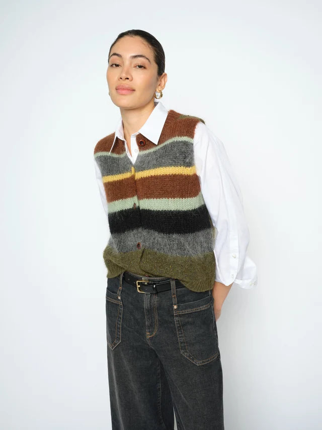 Mos Mosh - MMEsti Knit Vest - Rosin
