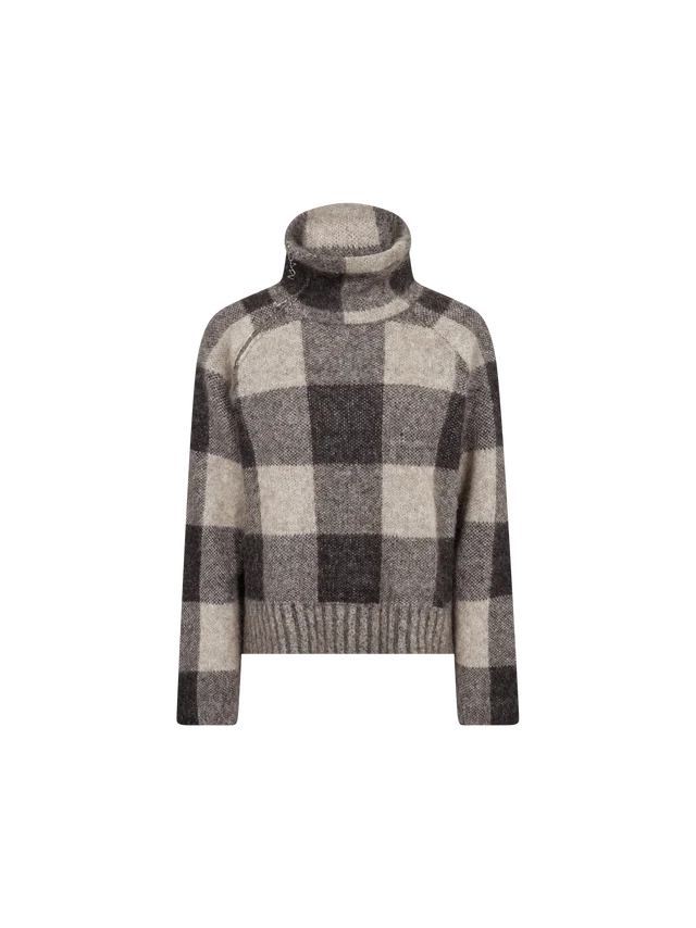 Mos Mosh - MMMaija Check Knit - Black