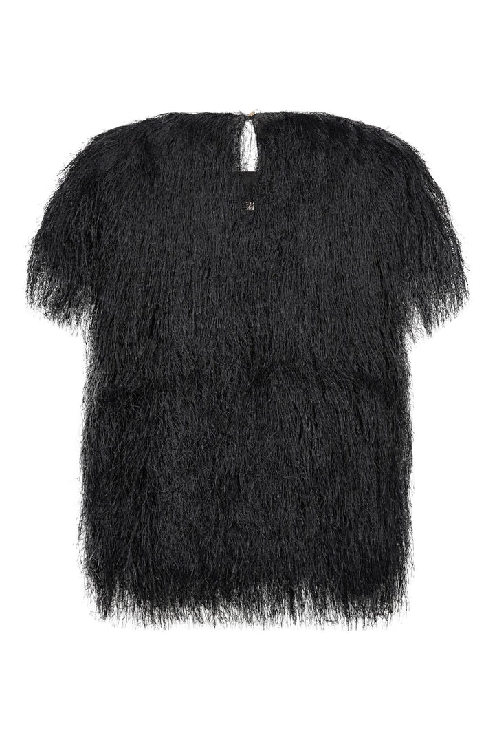 Mos Mosh - Brim O-SS Faux Fur bluse