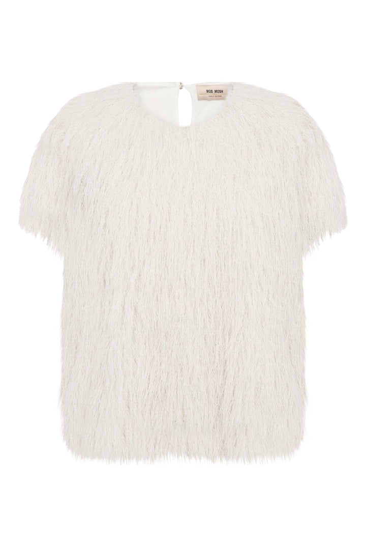 Mos Mosh - Brim O-SS Faux Fur bluse