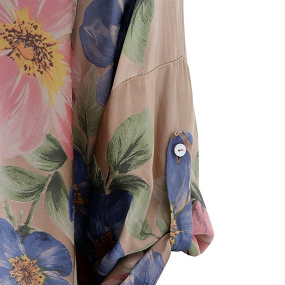 Black Colour - Emme Flower Skjorte - Frappe - Onesize