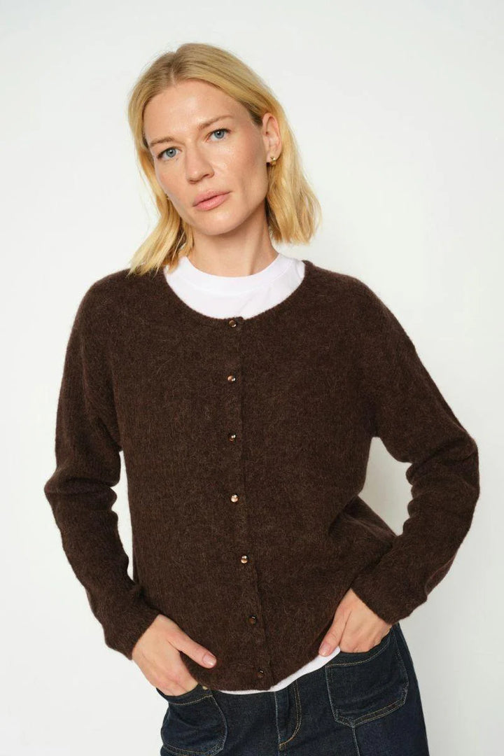 Mos Mosh - Almine Strik Cardigan - Bracken