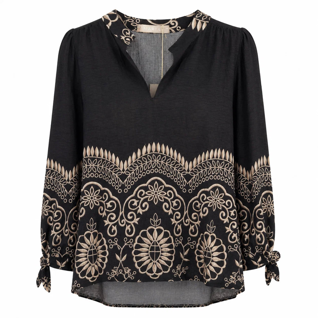 Marta - Linden Blouse - Black