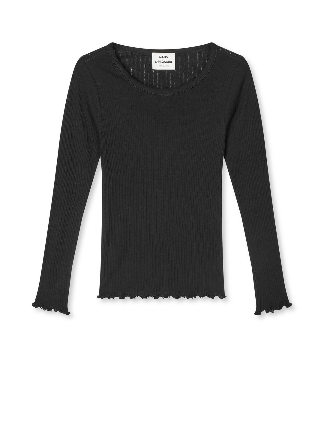 Mads Nørgaard - Pointella Troja Tee LS - Black