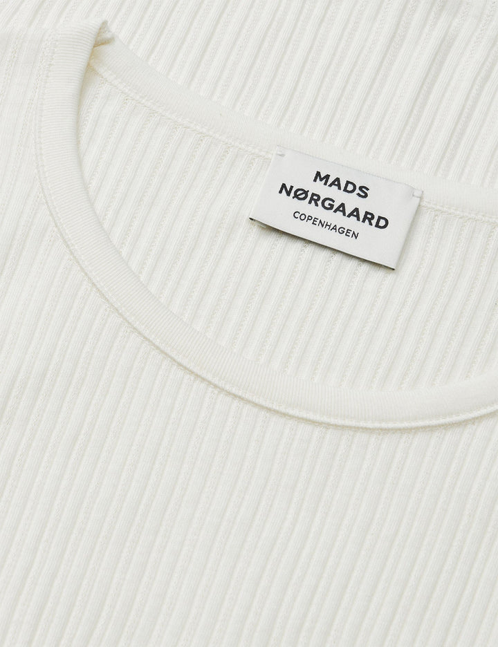 Mads Nørgaard - Pointella Troja Tee LS - Vanilla Ice