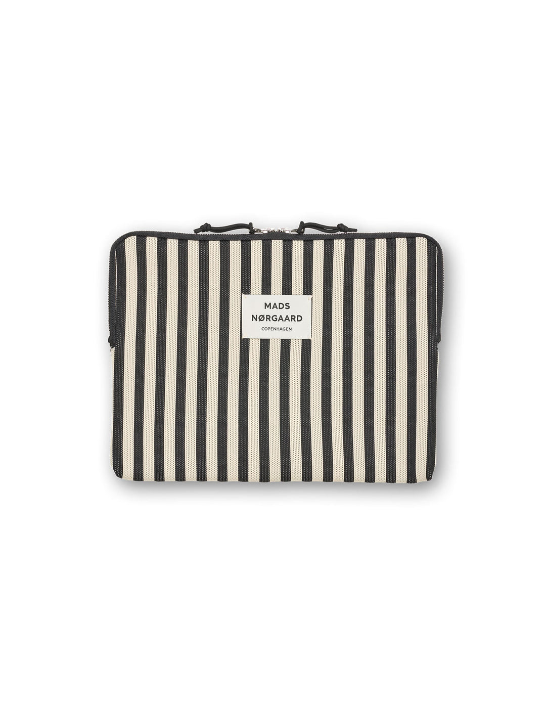 Mads Nørgaard - Knit Stripe Computer Sleeve Small - Black/White