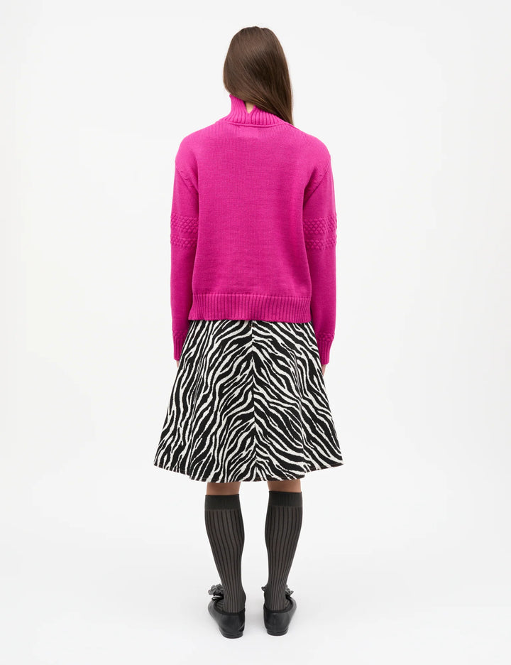 Mads Nørgaard - Wool Berthe Turtleneck Sweater - Rose Violet