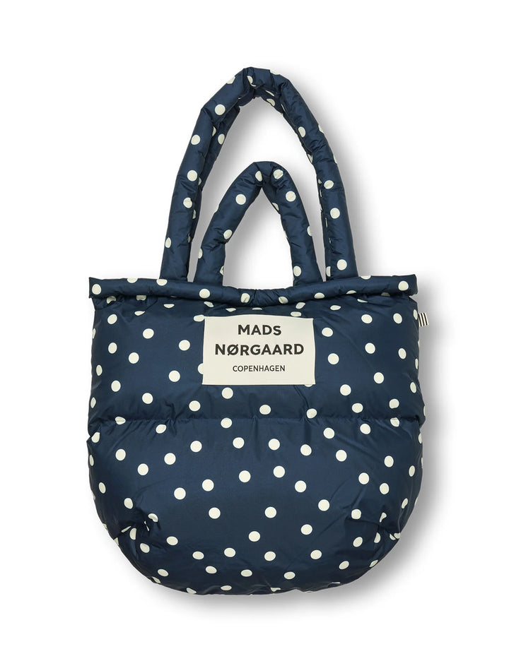 Mads Nørgaard - Light Ripstop Pillow Taske - Dot AOP/Sky Captain