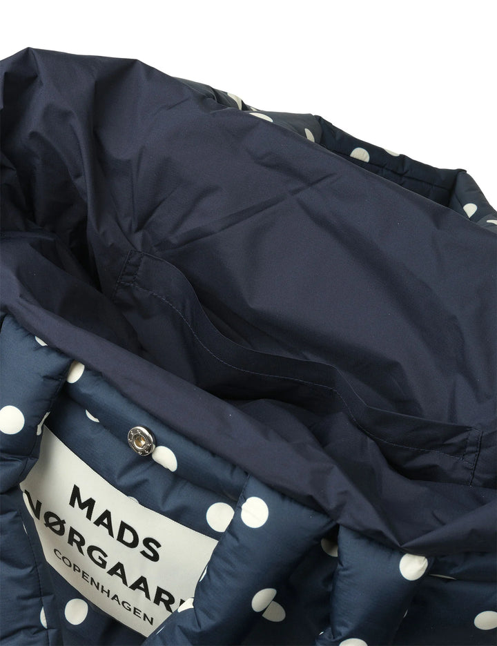 Mads Nørgaard - Light Ripstop Pillow Taske - Dot AOP/Sky Captain