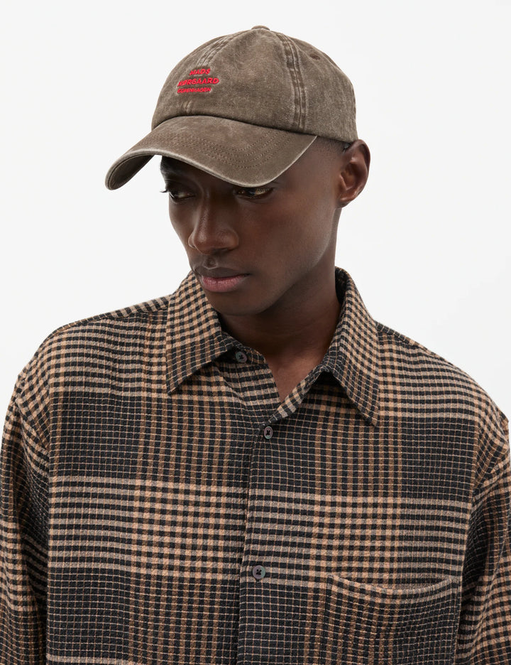 Mads Nørgaard  - Washed Cotton Cash Cap - Turkish Coffee
