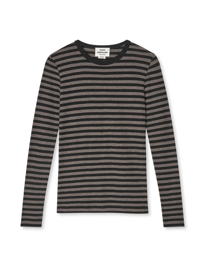Mads Nørgaard - Fine Wool Sharon Strik - Black/Cocoa