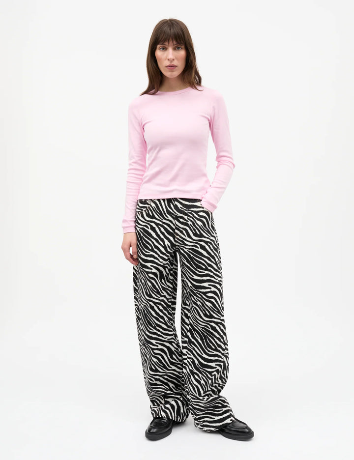 Mads Nørgaard - Mock Twill Christel AOP Jeans - Zebra