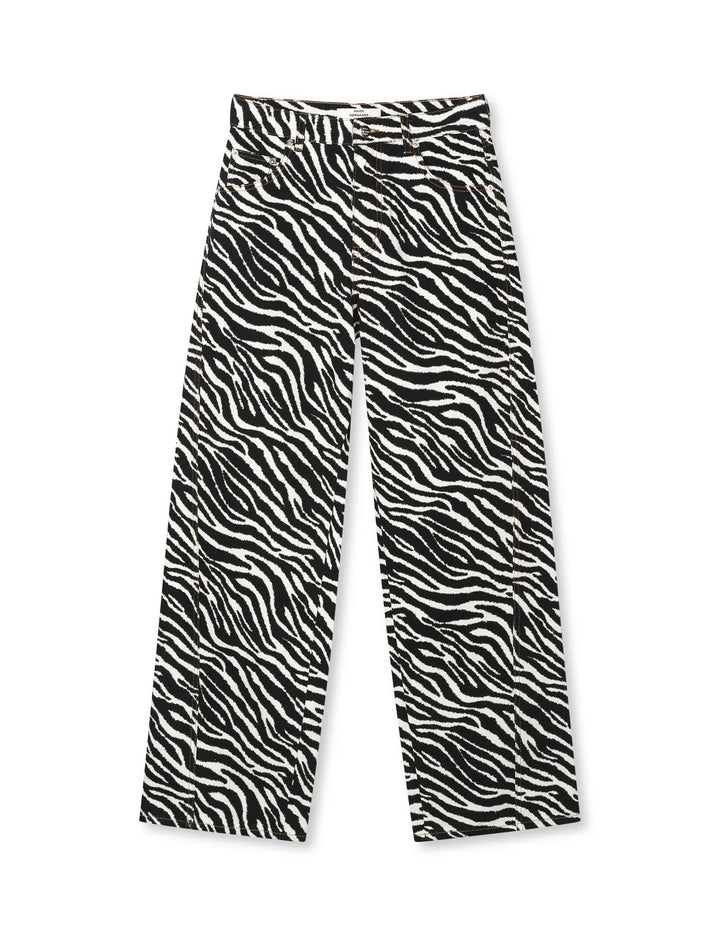 Mads Nørgaard - Mock Twill Christel AOP Jeans - Zebra