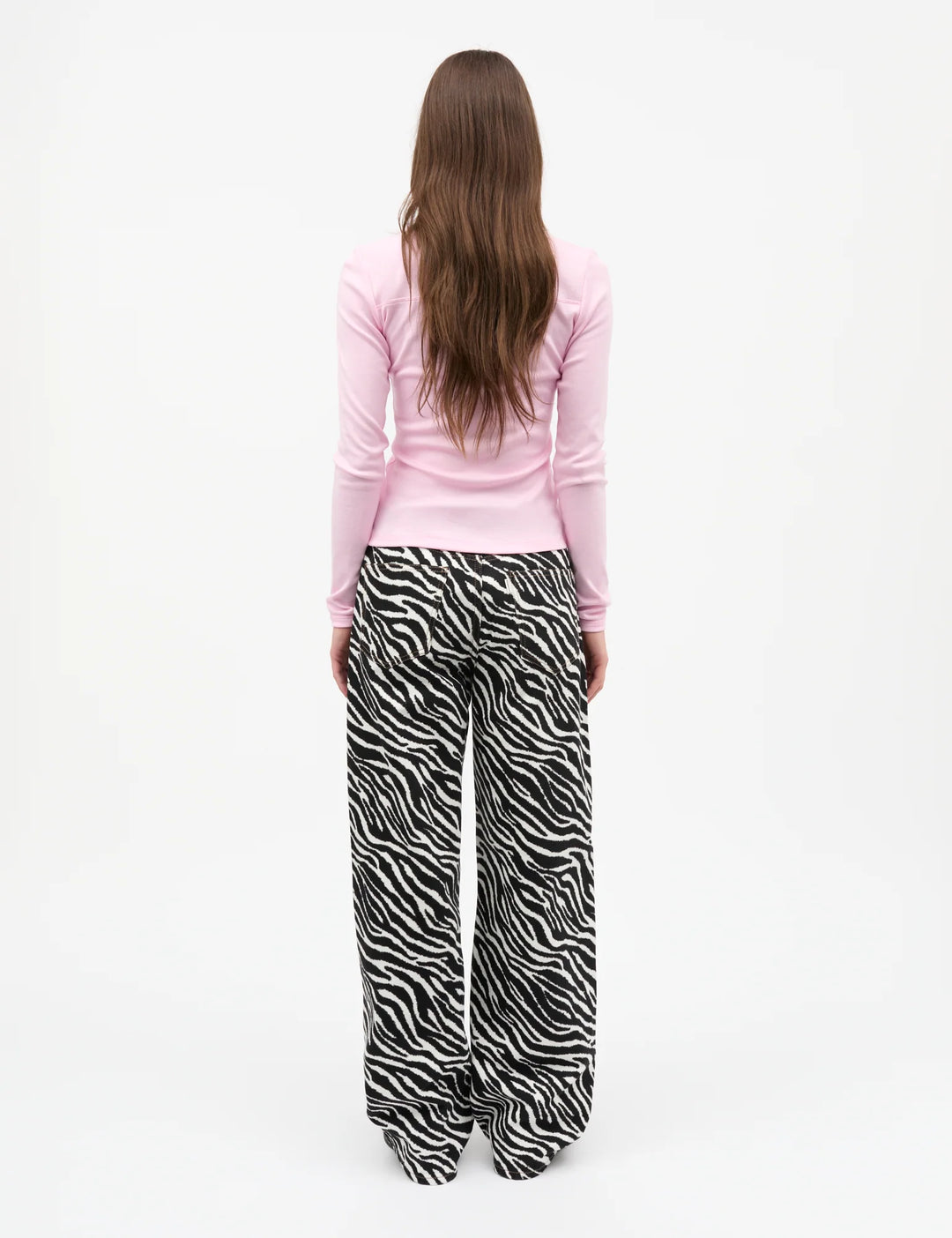Mads Nørgaard - Mock Twill Christel AOP Jeans - Zebra