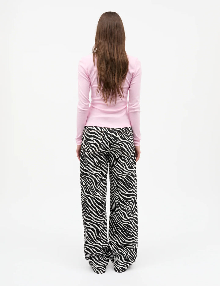 Mads Nørgaard - Mock Twill Christel AOP Jeans - Zebra