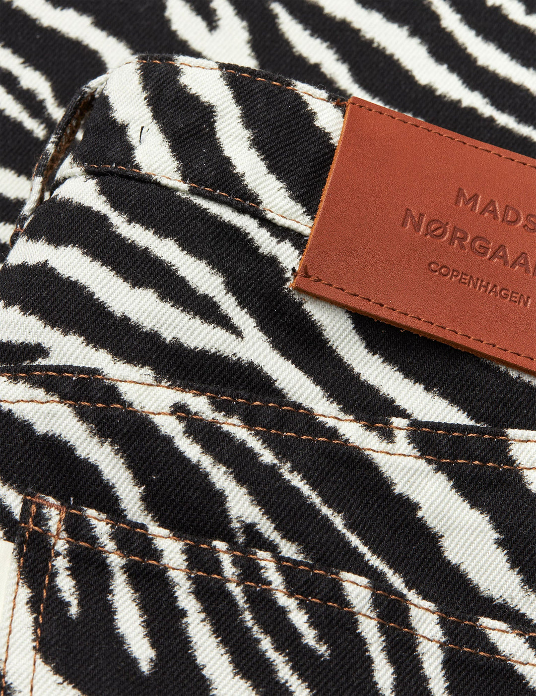 Mads Nørgaard - Mock Twill Christel AOP Jeans - Zebra