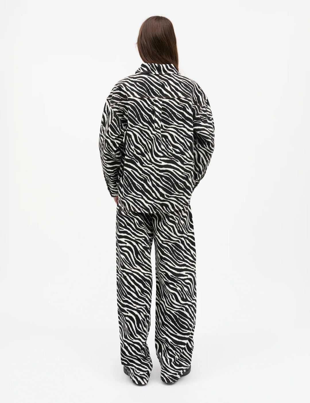Mads Nørgaard - Mock Twill Gisla AOP Skjorte - Zebra
