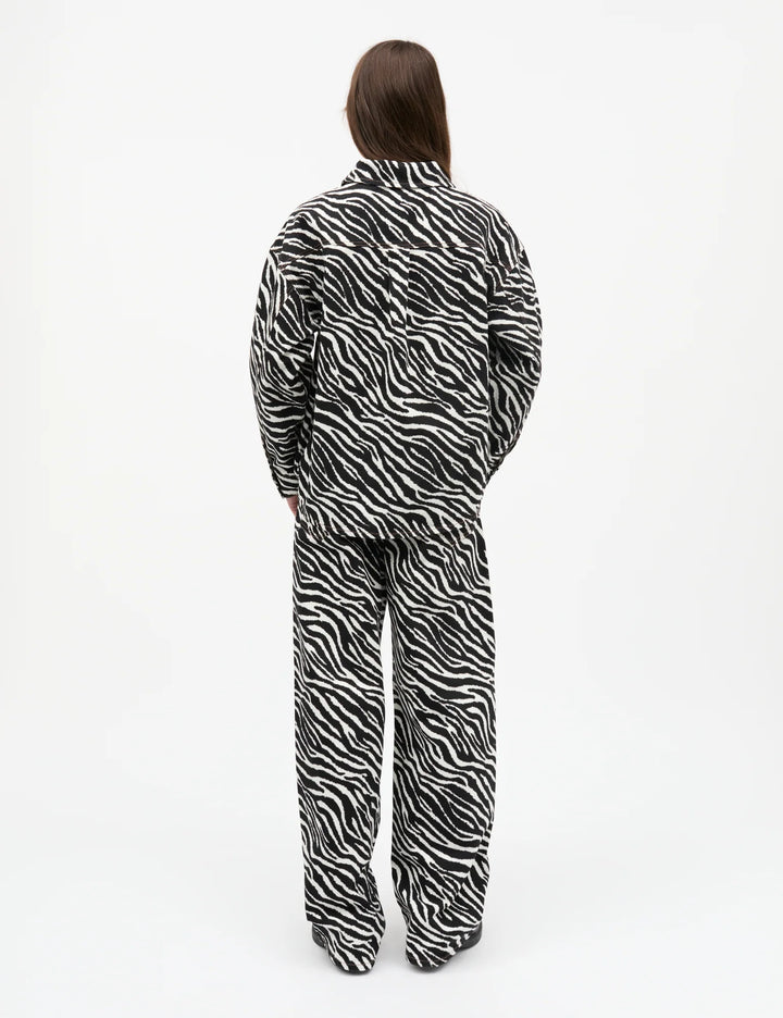 Mads Nørgaard - Mock Twill Christel AOP Jeans - Zebra