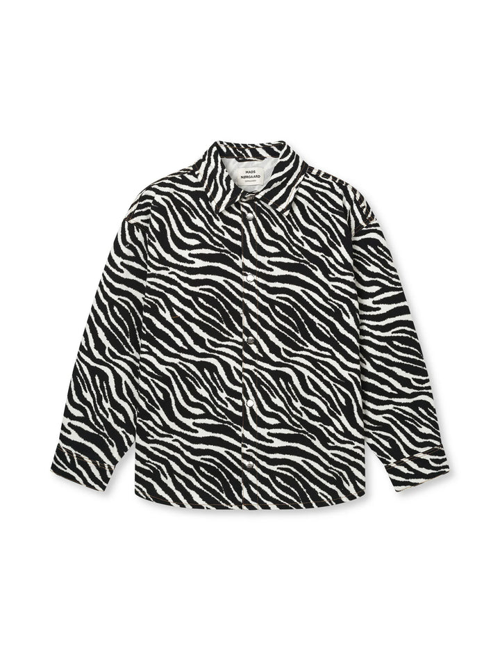 Mads Nørgaard - Mock Twill Gisla AOP Skjorte - Zebra